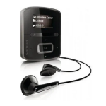 Philips SA3RGA04K/02 GoGEAR Baladeur MP3 Manuel utilisateur