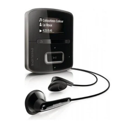 Philips GoGEAR SA3RGA04K MP3 : Chat IA & PDF | Fixfr