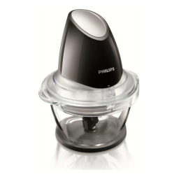 Philips HR1399/80 Viva Collection Hachoir Manuel utilisateur | Fixfr