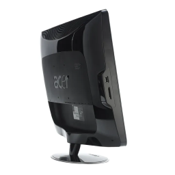 Acer DX241H Monitor Manuel utilisateur | Fixfr