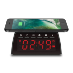 Aluratek ABQC01F Qi Wireless Charging FM Clock Radio Guide de d&eacute;marrage rapide