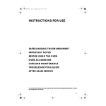 Mode d'emploi du four + Chat IA &amp; T&eacute;l&eacute;chargement PDF