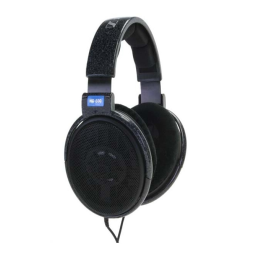 Sennheiser HD 600 Manuel utilisateur | Fixfr