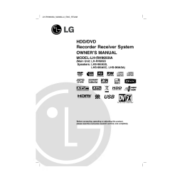 LG LH-RH9693IA Manuel du propriétaire | Fixfr