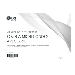 LG MH-6690SL Manuel d'utilisation | AI Chat & PDF | Fixfr