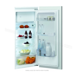 Whirlpool ARG 730/A+/1 Refrigerator Manuel utilisateur | Fixfr