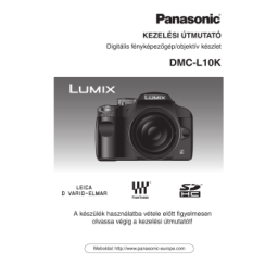 Panasonic DMC-L10K: Mode d'emploi + Chat IA | Fixfr