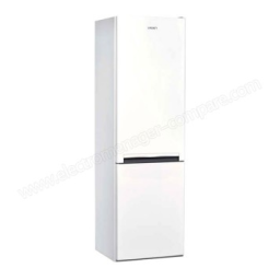 LADEN BL 800 W Fridge/freezer combination Manuel utilisateur | Fixfr