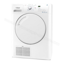 Whirlpool AZB 8670 NB Dryer Manuel utilisateur | Fixfr