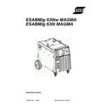 ESAB ESABMig 630tw Magma Manuel utilisateur