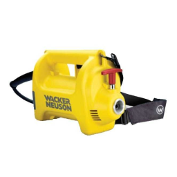 Wacker Neuson M2500/230 EU Modular Internal Vibrator Manuel utilisateur | Fixfr