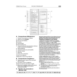 Whirlpool WTE3332 A+NFCX Fridge/freezer combination Manuel utilisateur | Fixfr