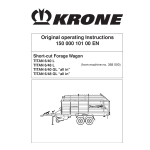 Krone TITAN 6/40 L, TITAN 6/48 L, TITAN 6/40 GL &quot;all in&quot;, TITAN 6/48 GL &quot;all in&quot; Mode d'emploi