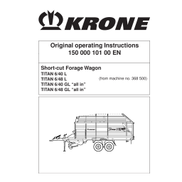 Krone TITAN 6/40 L, TITAN 6/48 L, TITAN 6/40 GL 