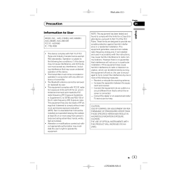 Pioneer AJDK060 NAVIGATIONAV SYSTEM Manuel utilisateur | Fixfr