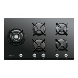 Bauknecht TGV 5591 SW Hob Manuel utilisateur | Fixfr