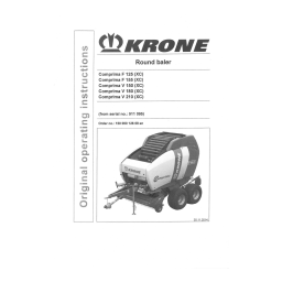 Krone F 125/155 (XC) , V 150/180 (XC) Mode d'emploi | Fixfr