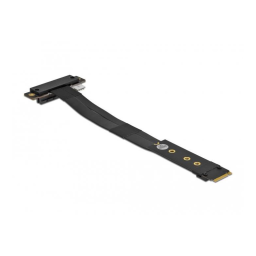 DeLOCK 64132 M.2 Key M to PCIe x4 NVMe Adapter angled Fiche technique | Fixfr