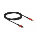 DeLOCK 86587 Audio Cable 8 pin Lightning&trade; male to Stereo jack male 3.5 mm 3 pin 1.5 m  Fiche technique