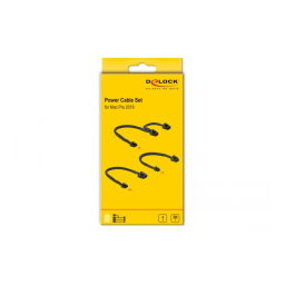 DeLOCK 86735 Power Cable Set suitable for Mac Pro 2019 Fiche technique | Fixfr