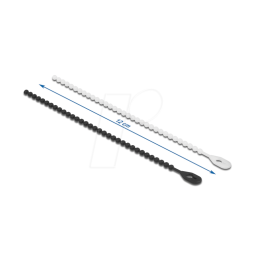 DeLOCK 19506 Beaded Cable Tie reusable L 120 x W 3.6 mm 100 pieces Fiche technique | Fixfr