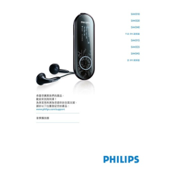 Philips SA4320/02 GoGEAR Baladeur audio à mémoire flash Manuel utilisateur | Fixfr