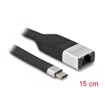 DeLOCK 86940 USB 2.0 FPC Flat Ribbon Cable USB Type-C&trade; to USB Type-C&trade; 13 cm PD 5 A E-Marker Fiche technique