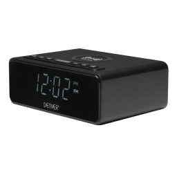 Denver CRQ-105 FM Clockradio Manuel utilisateur | Fixfr