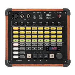 Korg KR-55 Pro Manuel du propriétaire | Fixfr