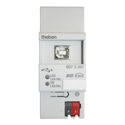 THEBEN Interface USB KNX Fiche technique | Fixfr