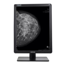 Barco Nio Gray 5.8MP (MDNG-6221) Mode d'emploi | Fixfr