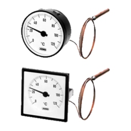 JUMO 608202 Dial thermometer Fiche technique | Fixfr
