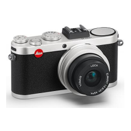 Leica X2 Manuel utilisateur | Fixfr