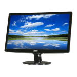 Acer S181HL Monitor Guide de d&eacute;marrage rapide