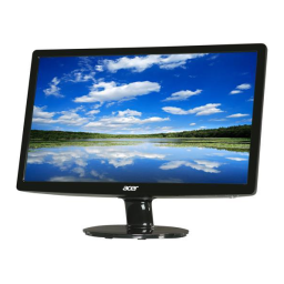 Acer S181HL Monitor Guide de démarrage rapide | Fixfr