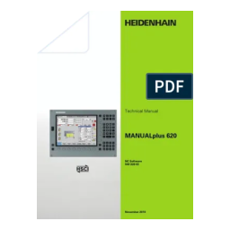 HEIDENHAIN MANUALplus 620/548 328-02 CNC Control Manuel utilisateur | Fixfr