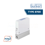 Burkert 8700 Mass Flow Meter Manuel utilisateur