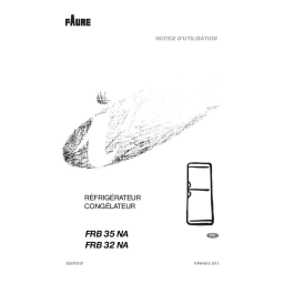 Faure FRB37NA Manuel utilisateur | Fixfr