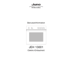Juno-Electrolux JEH13001W  R05 Manuel utilisateur