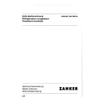 ZANKER USD 290 GL Mode d'emploi | AI Chat &amp; PDF