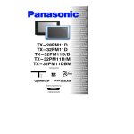 Panasonic TX28PM11FU Operating instrustions