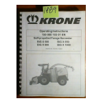 Krone BiG X 500, BiG X 650, BiG X 800, BiG X 1000 Mode d'emploi