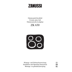 Zanussi ZKT 630D Manuel utilisateur | Fixfr