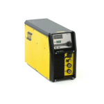 ESAB Tig 3000i AC/DC Manuel utilisateur