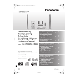 Panasonic SCHT1500SetUpGuide Operating instrustions | Fixfr