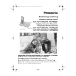 Panasonic KXTG1070SL Operating instrustions
