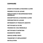 Lave-linge Laden EV 1025 : Assistance IA et PDF