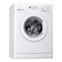 Bauknecht WA 2300 Washing machine Manuel utilisateur | Fixfr