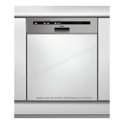 Whirlpool ADG 8473 NB Dishwasher Manuel utilisateur | Fixfr