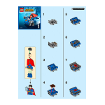Lego 76068 Mighty Micros: Superman vs. Bizarro Manuel utilisateur